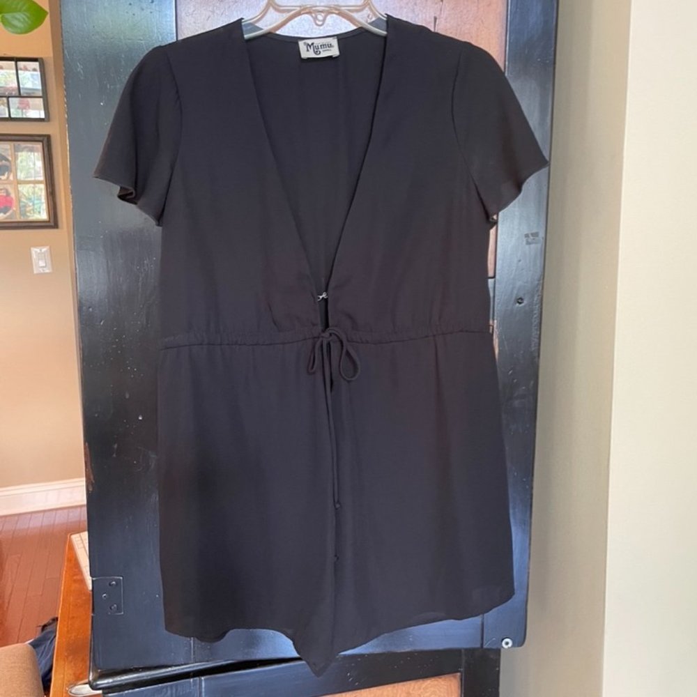 Show Me Your MuMu Black Romper sz S